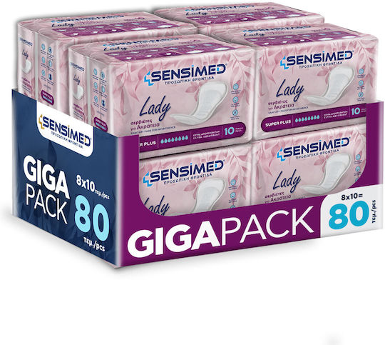 Sensimed Σερβιέτες Ακράτειας Lady Giga Pack 120τμχ Extra