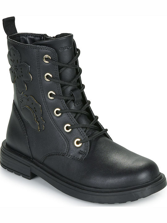 J Eclair Kids Boots with Zipper Black