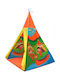 Isp Ecotoys "indian Kids" Children's Play Tent 100x100x135 Orange