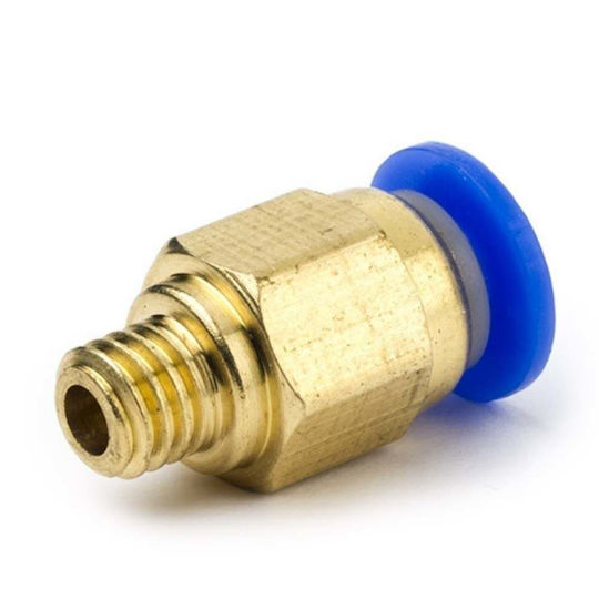123-3d Conector Drept Ptfe Pneufit M6 4mm