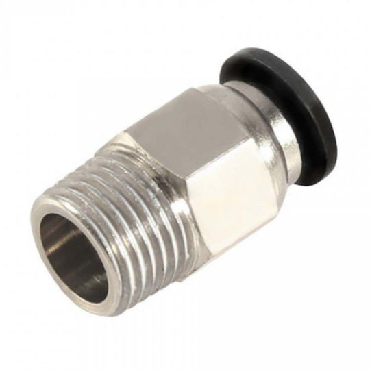 123-3d M10 Straight Ptfe Pneufit Connector 4mm
