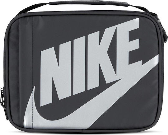 black and white nike lunch bag