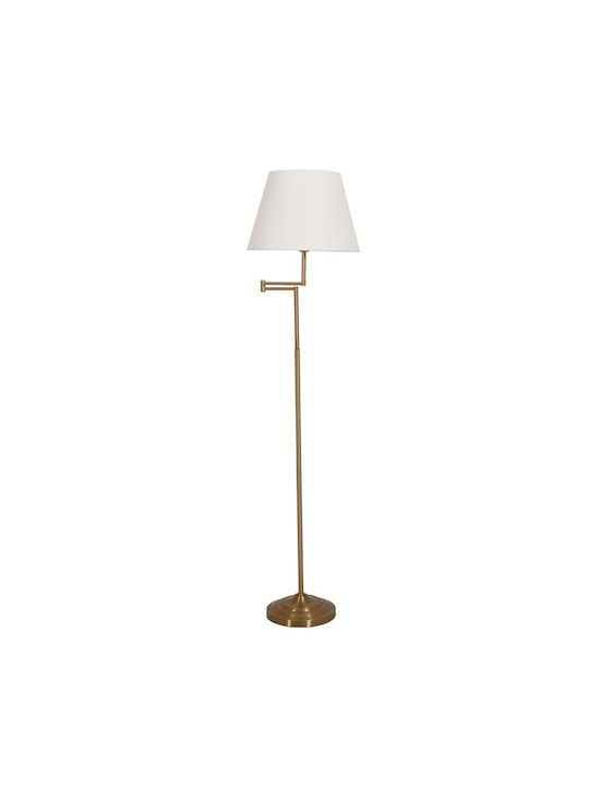 Fylliana Fl4074 Floor Lamp H160xW35cm. with Socket for Bulb E27 Beige