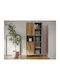 Bibliotecă Novfera 105 Verde 75x40x163 cm