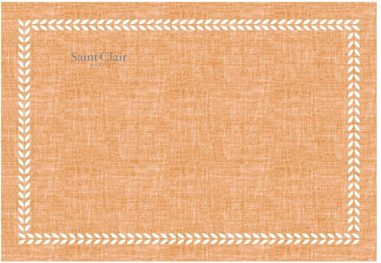 Saint Clair 3007 Σουπλά Πορτοκαλί 45x33cm