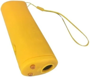 Ultrasonic Device Foxmag24 Repelling Small Dogs Battery Powered Yellow