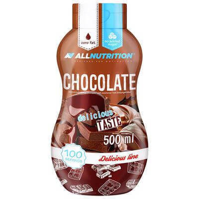 AllNutrition Сладкарска сироп с вкус на Шоколад Без захар 500мл