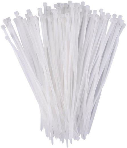 EL-Tech Plastik Kabelbinder in Weißer Farbe (1Stück) 133-293707050