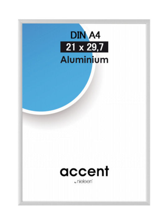 Nielsen Accent Aluminiu Mat 21x29,7 Argintiu