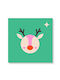 Decorative Sign Frame Christmas Deer 50x50