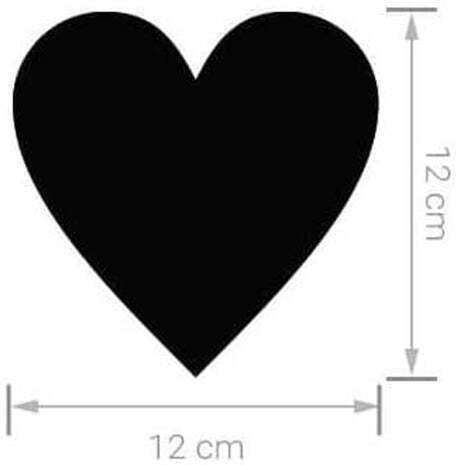 Wandsticker Herzen Große 4 Farben Wandsticker Herzen Große 4 Farben
