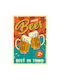 Διακοσμητική Πινακίδα "best Beer" 40x28