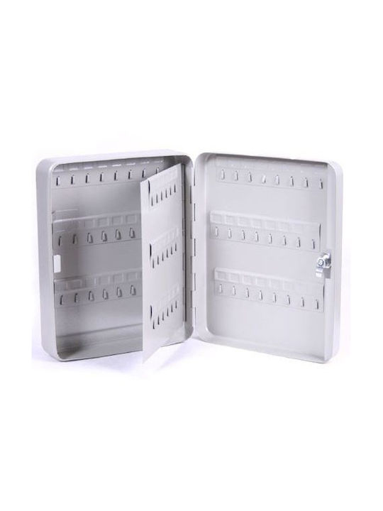 Technomax Economical Metallic Wall Key Holder 20 Hooks