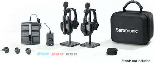 Complete Intercom Solution Witalk9 Wt2s4xbat 2 Persons Full-duplex 1.9ghz Single-ear Black