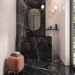 Calacatta Schwarz Fliese 60x120 cm