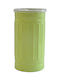 Bathroom Cup Metallic Light Green 6.7x13cm Pol D31-4