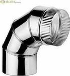 Artkamin Colțar Conector de Coș de Fum Inox Artkamin Colțar Conector de Coș de Fum Inox