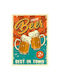 Placă Decorativă "best Beer" 20x14