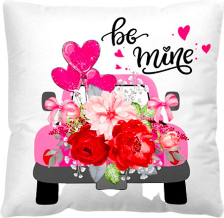Valentine's Day Throw Pillow Be Mine 45 x 45 cm Filling