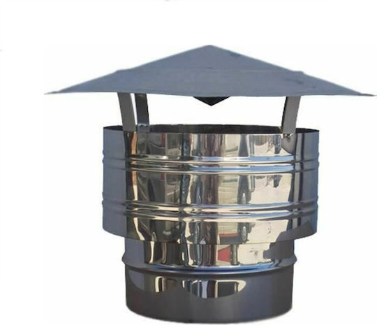 Chimney Pipe Stainless Steel Windproof Heavy Type Aisi 304 Ba Non-Magnetic F-200 Techno Airduct Hellas