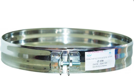 Heavy Duty Stainless Steel Tightening Clamp Diameter 150 Airduct Hellas