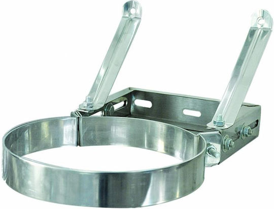 Reinforced Adjustable Retaining Clip for Inox Chimney Pipe with Diameter 130-180 mm Airduct Hellas
