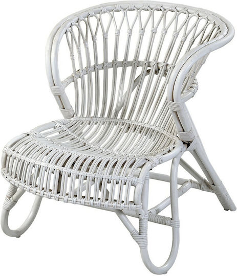 Jk 31169 Handgefertigter Sessel Natürliches Bambus L 64cm B 73cm H 74cm