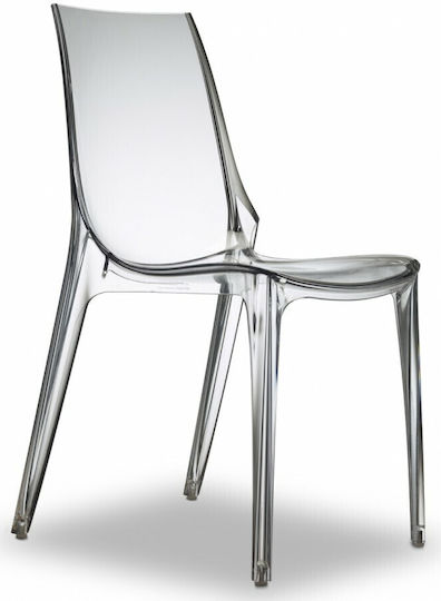 Vanity Καρέκλα 100 Transparent 49x55x88 47 Cm