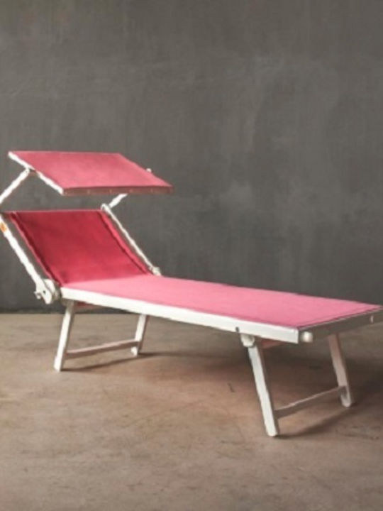 Ciao Amore Roz 5 Șezlonguri cu Parasolar Cod 61183183 Dimensiuni Lungime 61 Cm Lățime 183 Cm Deschis 61×183 Cm Închis 76×146 Cm