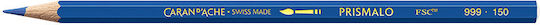 Caran D’ache Κραιγιον Ακουαρελας Φ2.95mm Prismalo Sapphire Μπλε 3 Τεμαχια