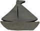 Holzboot Grau