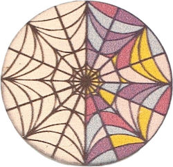 Element Decorativ Din Lemn Țesătură 6cm