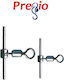 Rolling Wire Split Ring Tube Pregio Ym-1025 Black Nickel No 3 5 Pieces