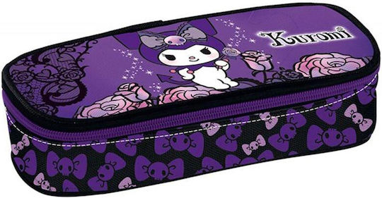 Graffiti Kuromi Pencil Case Purple