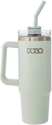 Polo Glass Thermos Bottle Plastic / Stainless S...
