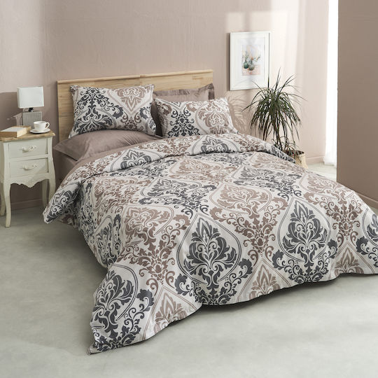 Charalambidis Textiles Bettlaken Super-Doppel 230x260cm. Υπέρδιπλο Beige