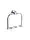 Karag Ράγα Μπάνιου Μονή Επιτοίχια με Βίδες ​18x5.2cm Inox Γκρι