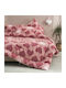 Charalambidis Textiles Duvet Cover Single 160x240 Salonica Red