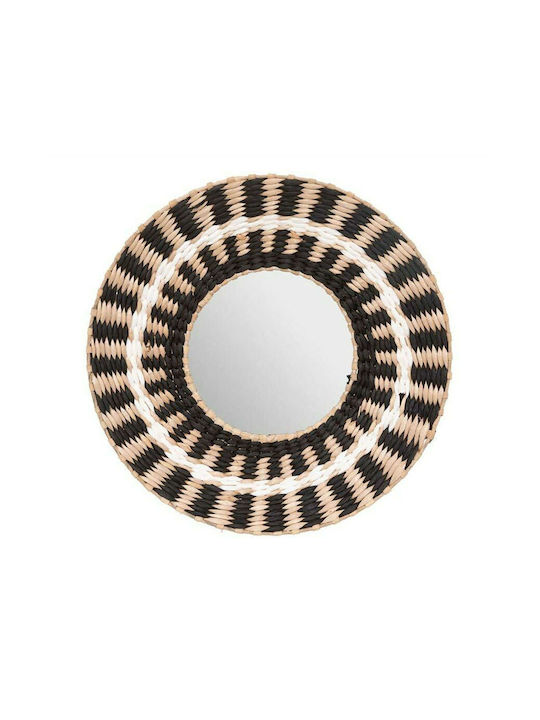 Atmosphera Rush Wall Mirror with Frame Diameter 40cm