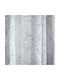 My Home Luxury Curtain With Pencil Pleat Lace Gray 280x270cm