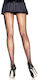 Leg Avenue Plus Size Backseam Sexy Καλσόν Μαύρο