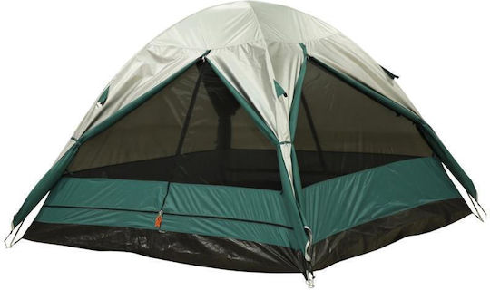 Hupa Comet 3P Summer Camping Igloo Tent Green with Double Cloth for 3 People 210cm Silver/Green