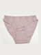 Femeie Slip cu Dantelă Purple