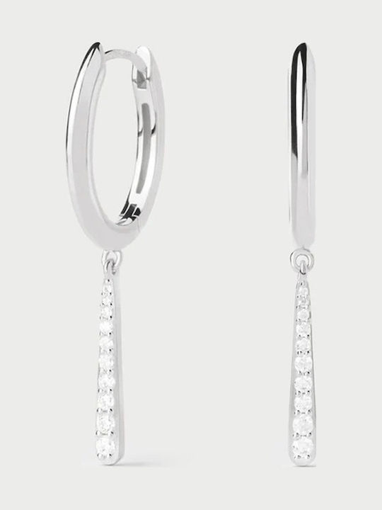 Kritsimis Ohrringe aus Silber mit Steinen