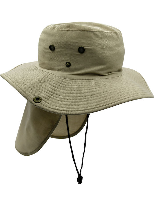 Brims and Trims Herren-Hut Safari-Stil Beige