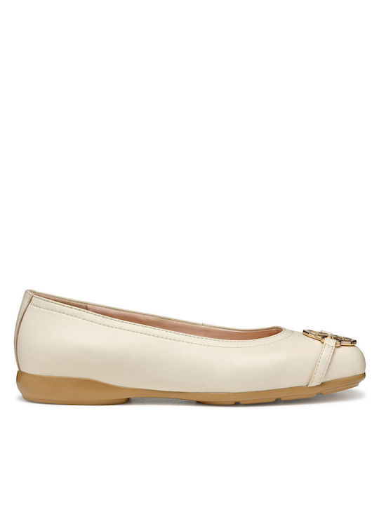 Geox D Annytah Damen Ballerinas in Beige Farbe