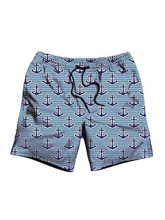 Men's Swimwear Shorts Navy Striped