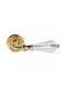Veronica 218 Gold Crystal Swarovski Rosette Door Handle