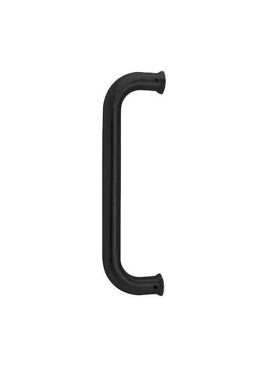 Front Door Handle Single Piece Matte Black Ø19mm Perfect 820