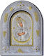Silver Gilded Saint Icon Holy Mary of Stars Ma-e3116-x-k
